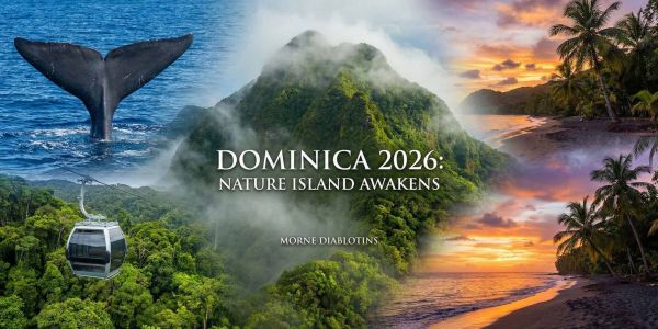 The ultimate 7-day Dominica travel itinerary featuring whales, cable car, and black sand beaches.